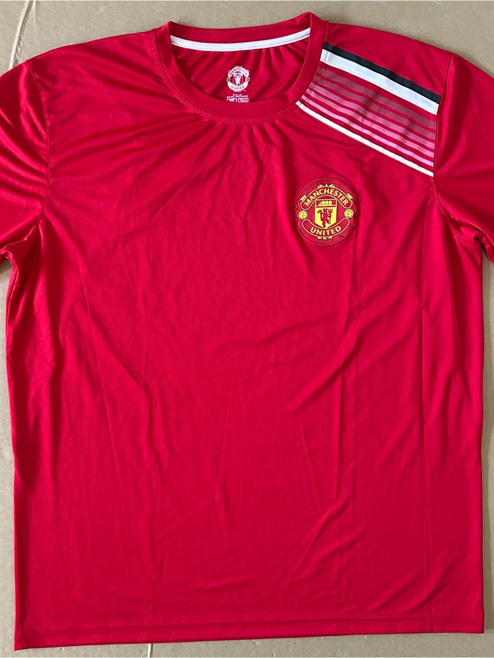 Manchester United Soccer Team Jersey T-shirt Men’s XL Red RN 110473 Blokecore